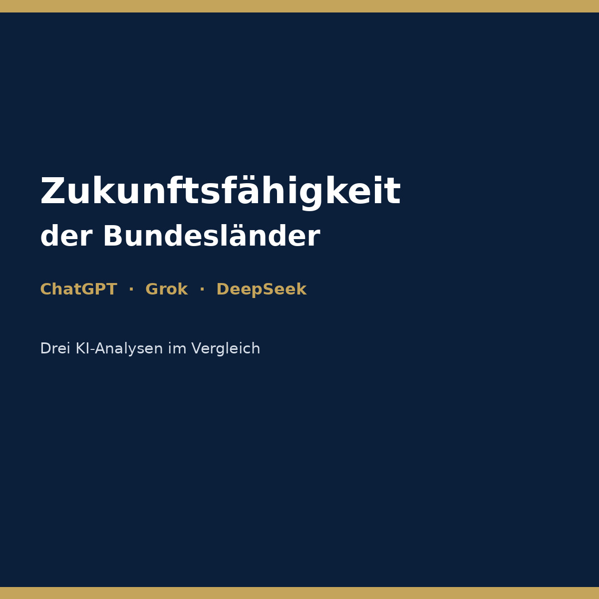 Zukunftsfähigkeit der Bundesländer