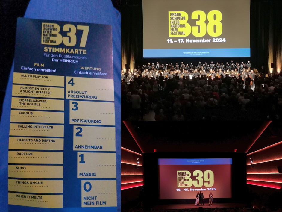 Impressionen und Stimmkarte des Braunschweig International Film Festival